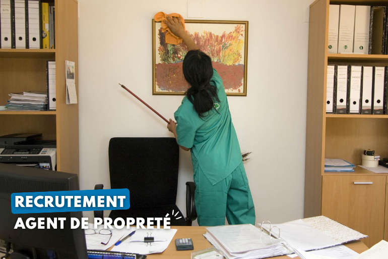 RECRUTEMENT - Agent d'entretien