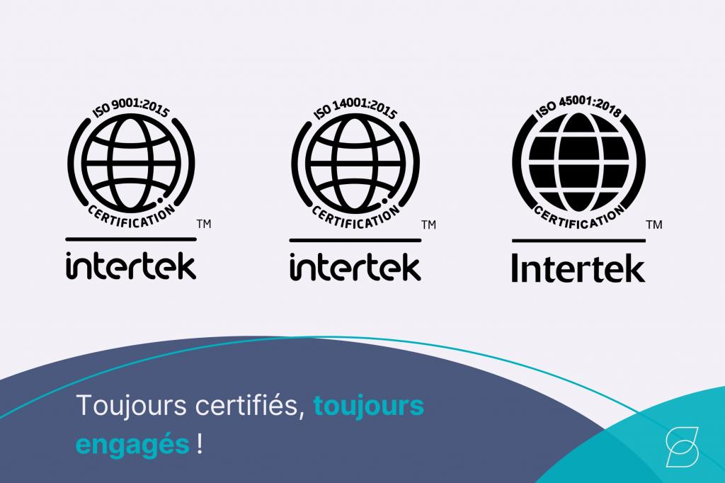 Renouvellement de nos certifications ISO 9001, ISO 14001 et ISO 45001 : une reconnaissance de notre engagement terrain et de notre vision QSE