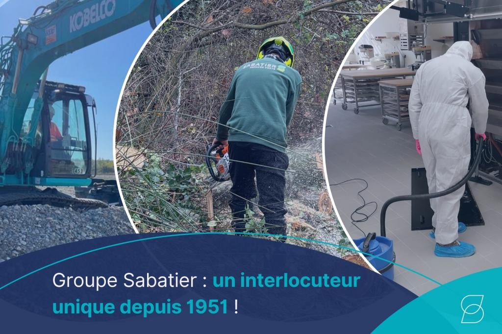Groupe Sabatier : nettoyage, espaces verts et travaux publics - un seul prestataire depuis 1951 | Axe Marseille–Valence