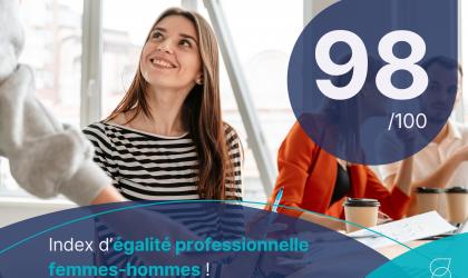 Groupe SABATIER : Index égalité femmes-hommes à 98/100