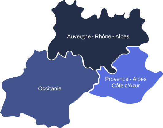 Entreprise Sabatier Marius, nos zones d'interventions